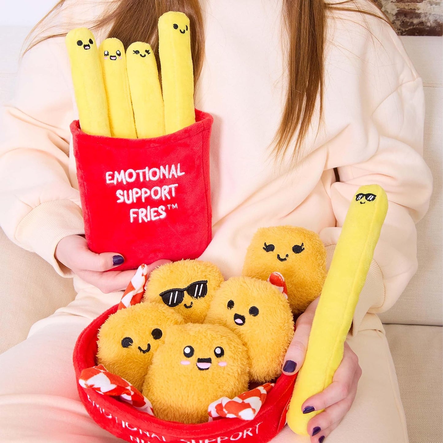 Emotional Support Fries - the Cuddly Plush Comfort Food — French Fry Stuffed Animals, Cool Stuff by Emotional Support Pals