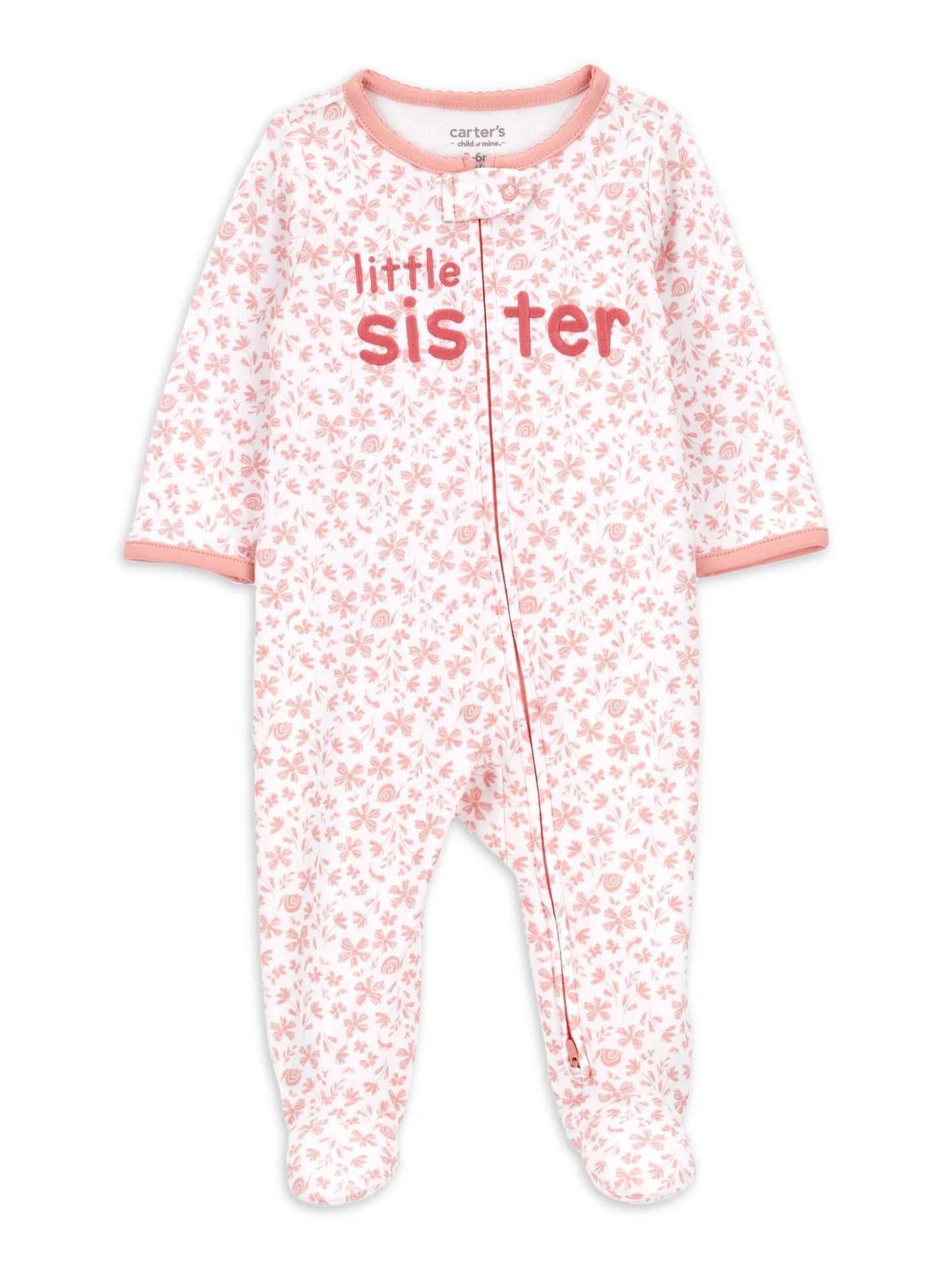 Baby Girl Sleep N Play, One-Piece, Sizes Preemie-6/9 Months