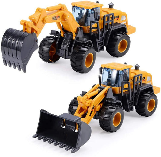 Construction Toys for 3 Year Old Boys, 2 Pack with Excavator Toy, Sand Box Toys