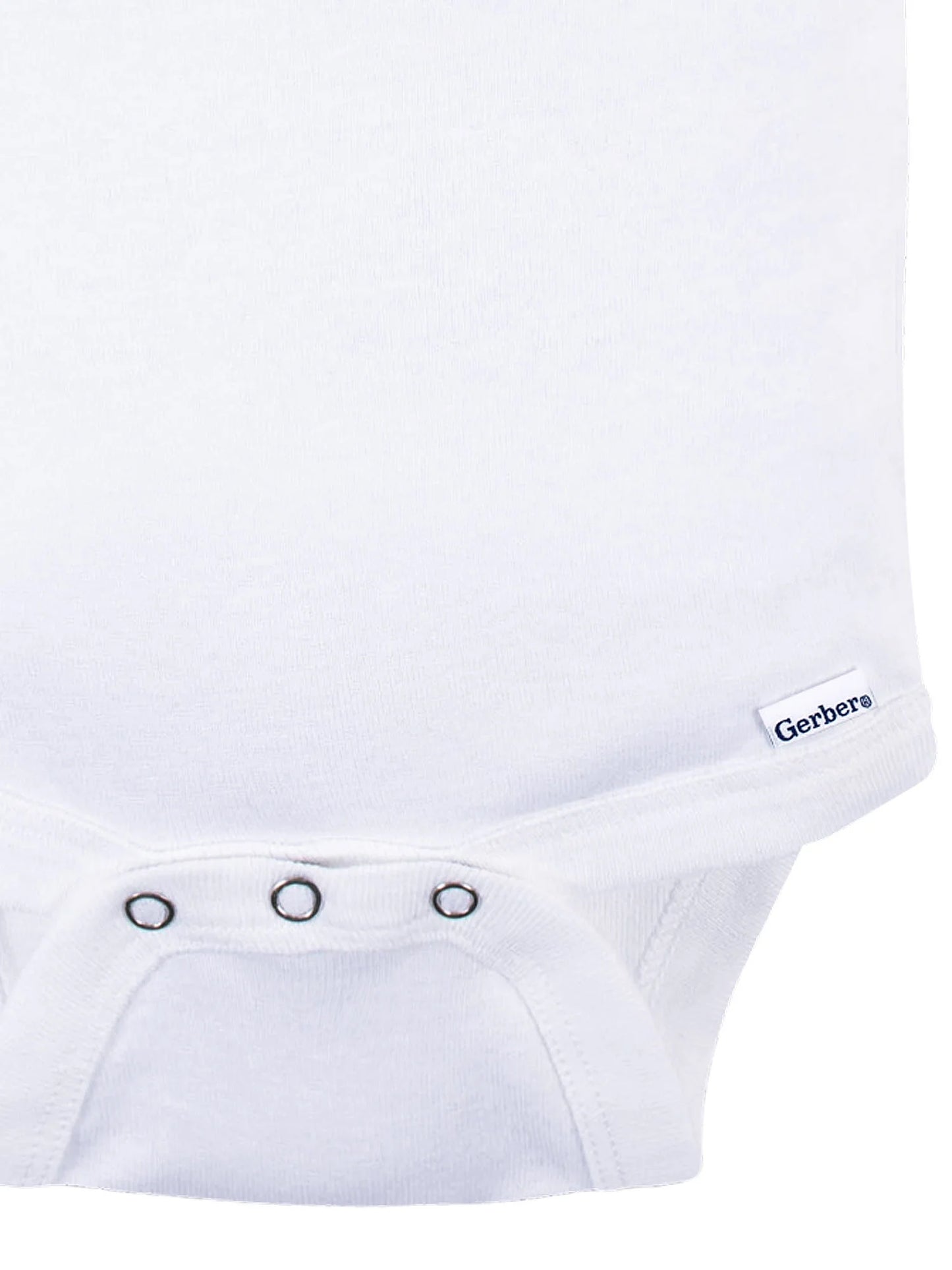 Baby Boy or Girl Unisex White Short Sleeve Cotton Bodysuit, 3-Pack, Sizes Preemie - 24 Months