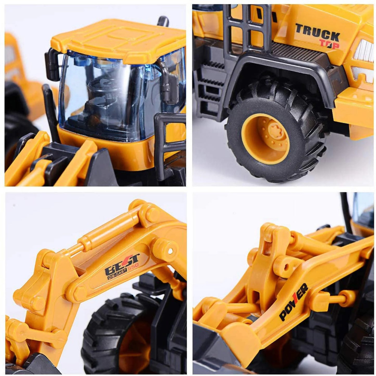 Construction Toys for 3 Year Old Boys, 2 Pack with Excavator Toy, Sand Box Toys