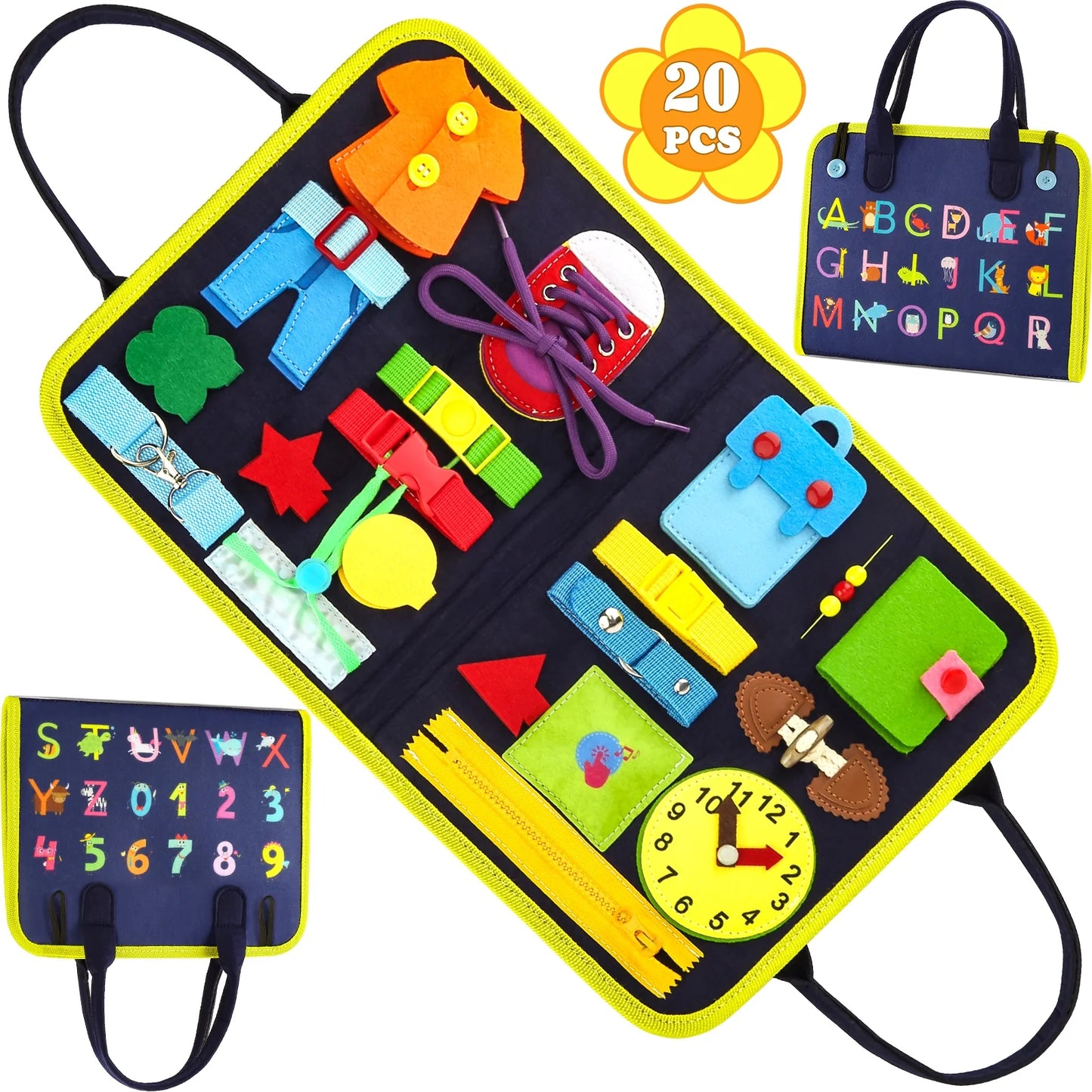 Kids Busy Board Montessori Toys for Toddlers 2 3 4 Years Old Girls Boys Gifts