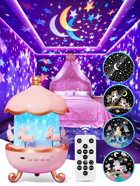 Night Light for Kids,21 Colors+15 Films+10 Music Star Projector for Kids Night Light Projector,Remote+360° Star Lights for Ceiling,Toddler Night Light for Baby Nursery,Kids Room Decor for Girls Gifts