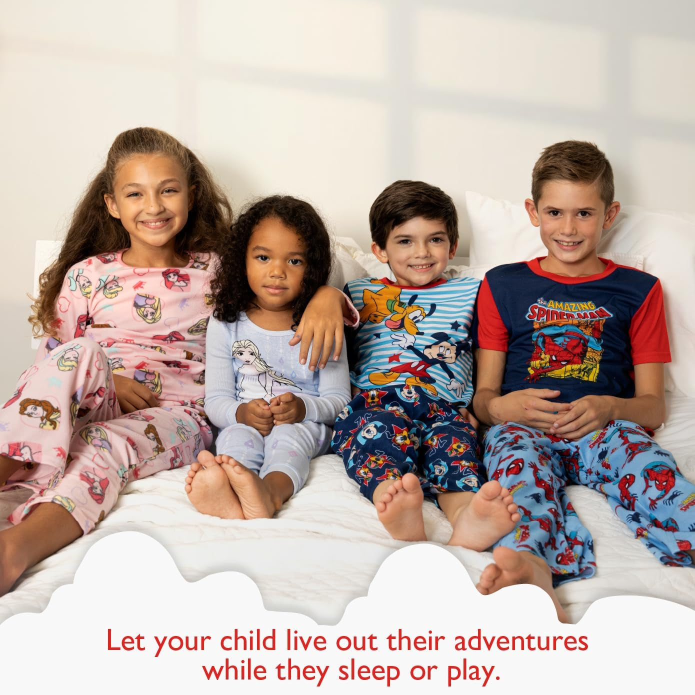 2-Piece Snug-Fit Cotton Pajama Set, Soft & Cute for Kids