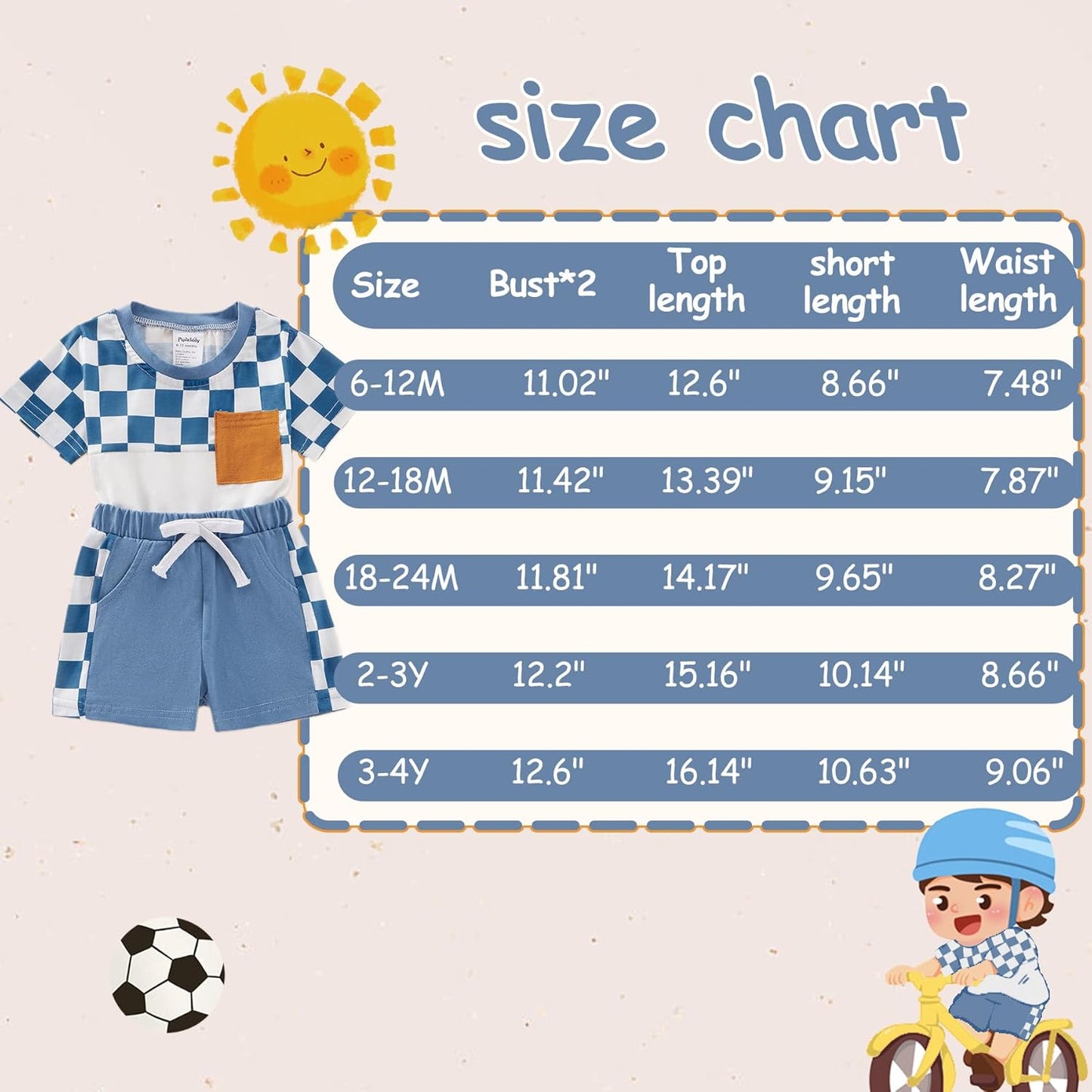 Toddler Baby Boy Summer Outfit Set Short Sleeve Patchwork T-Shirt Tops Pocket Elastic Waist Shorts Casual Clothes