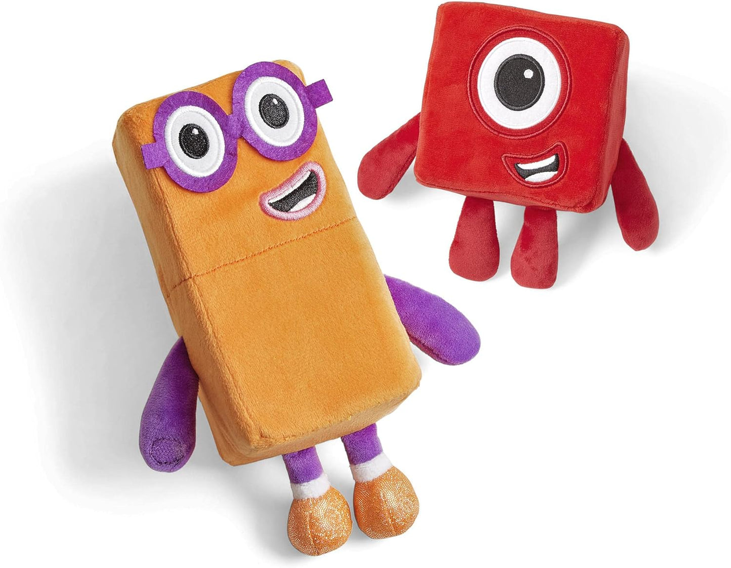 Numberblocks One and Two Playful Pals, Small Plush Figure Toys, Cute Plushies, Stuffed Toys, Preschool Number Toys, Math Learning Toys, Toddler Imaginative Play, Birthday Gifts for Kids