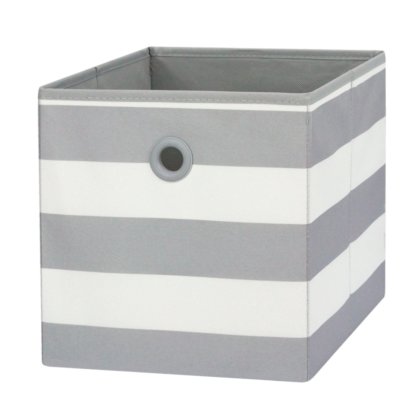 Kids Collapsible Fabric Storage Bin, 10.5" X 10.5" X 10.75", Gray