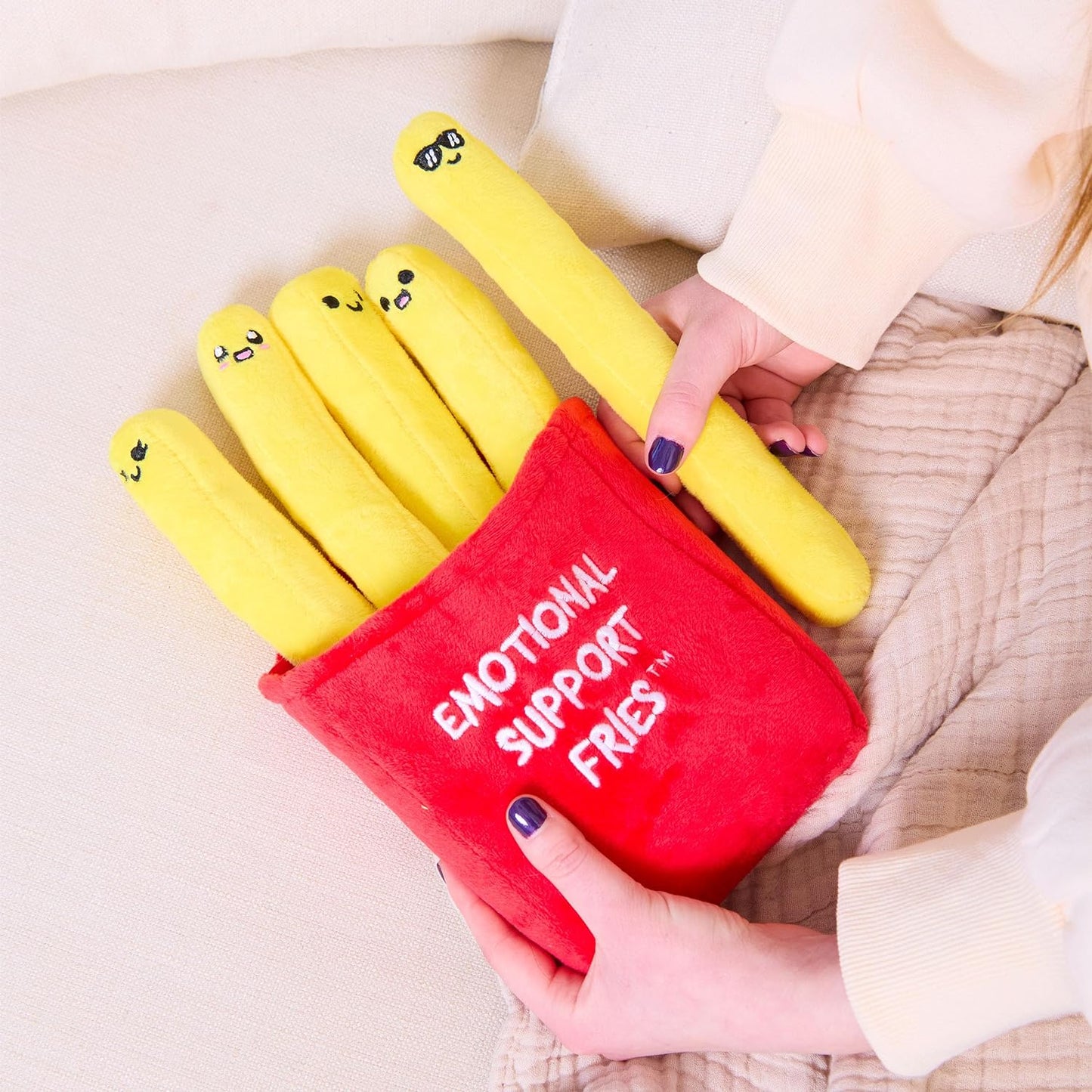 Emotional Support Fries - the Cuddly Plush Comfort Food — French Fry Stuffed Animals, Cool Stuff by Emotional Support Pals