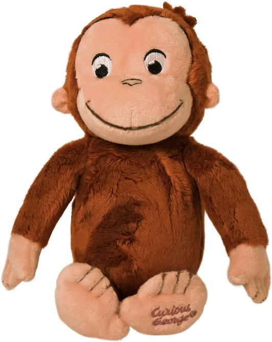 Curious George Monkey Stuffed Animal Plush Toys Soft Cutest Cuddle Plushie Gifts for Baby and Toddler Boys and Girls - 8 Inches