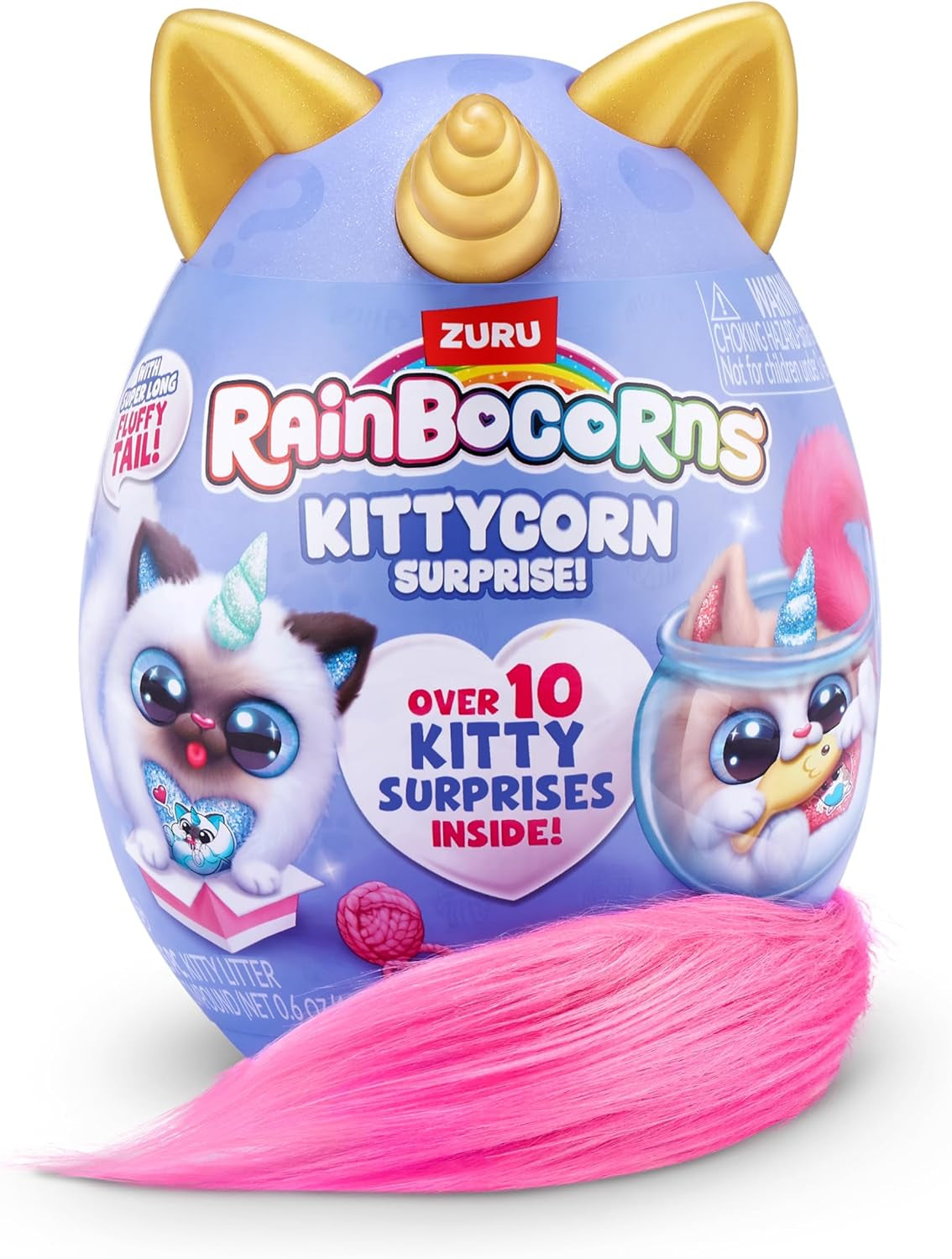 Kittycorn Surprise Series 3 (Norwegian Forest Cat) by , Plush Toy, Collectible Plush Stuffed Animal, Slime, Surprise Eggs for Girls