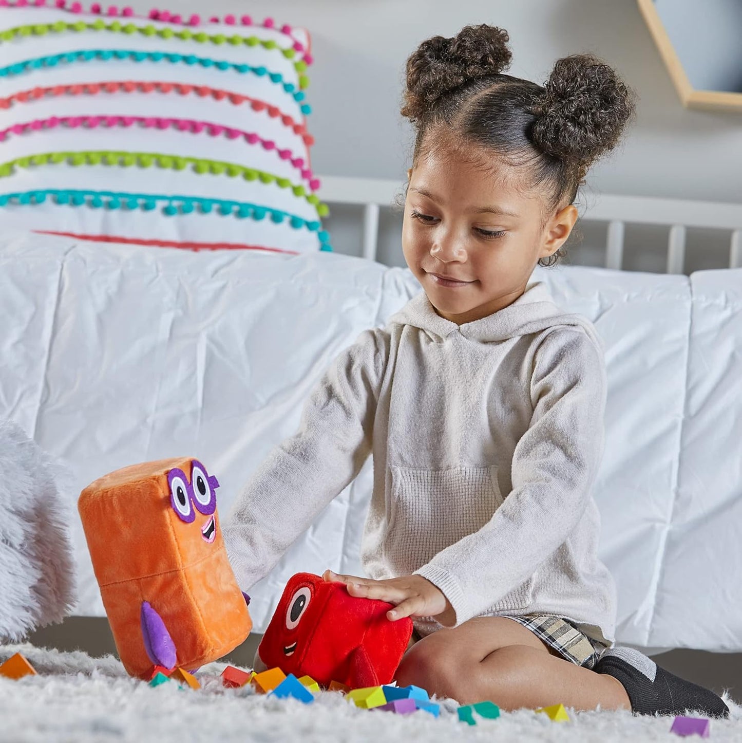 Numberblocks One and Two Playful Pals, Small Plush Figure Toys, Cute Plushies, Stuffed Toys, Preschool Number Toys, Math Learning Toys, Toddler Imaginative Play, Birthday Gifts for Kids