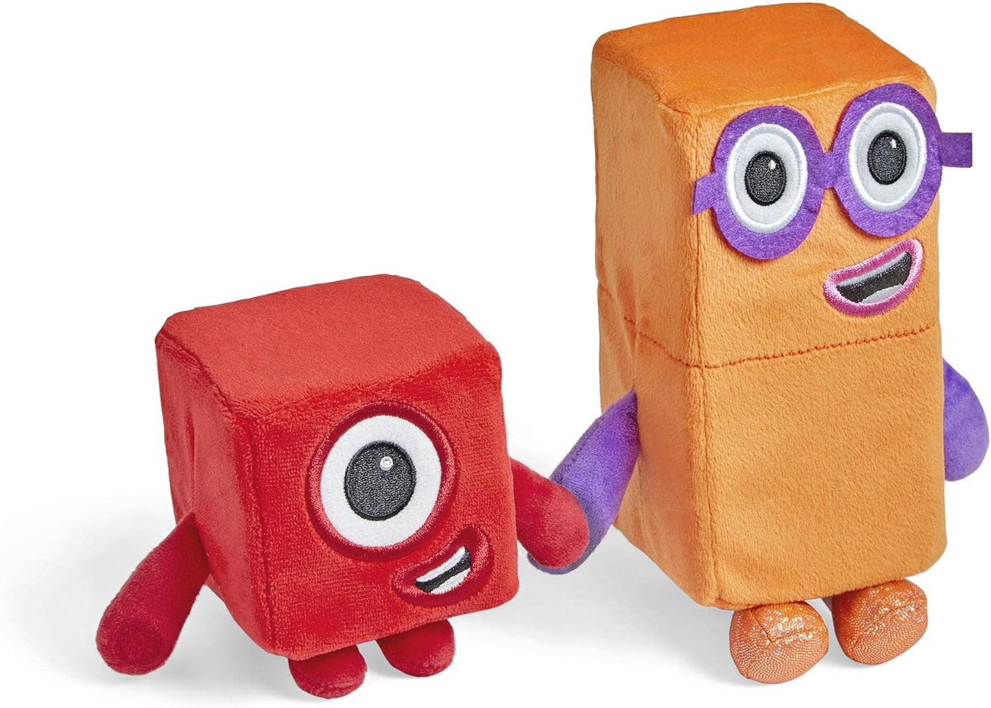 Numberblocks One and Two Playful Pals, Small Plush Figure Toys, Cute Plushies, Stuffed Toys, Preschool Number Toys, Math Learning Toys, Toddler Imaginative Play, Birthday Gifts for Kids