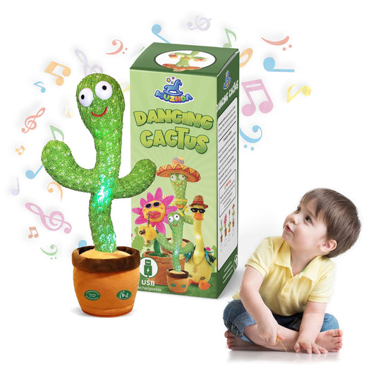 Dancing Cactus Toys, a Cactus That Can Dance, Sing, Twist, and Shine 120 English Dance Recordings Learn to Speak (Dancing Cactus Simple)