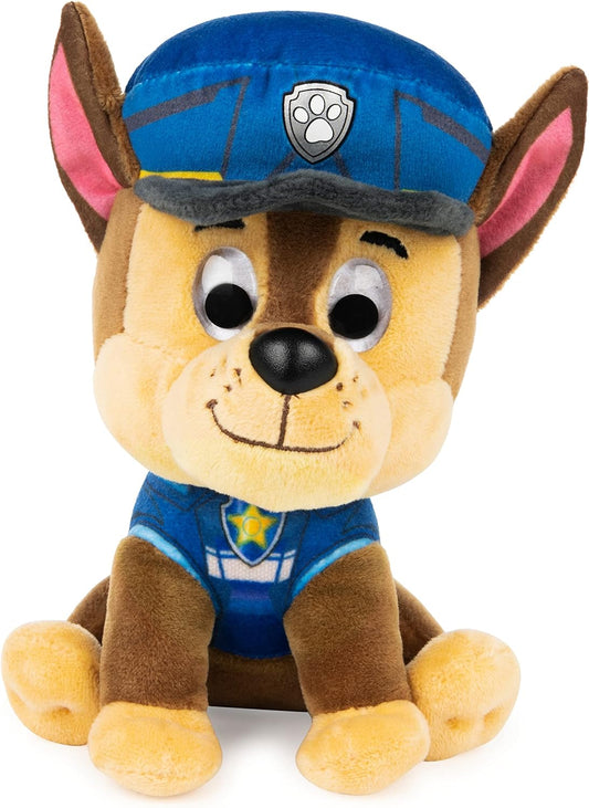 PAW Patrol: the Movie Chase Plush Toy, Premium Stuffed Animal for Ages 1 and Up, 6”