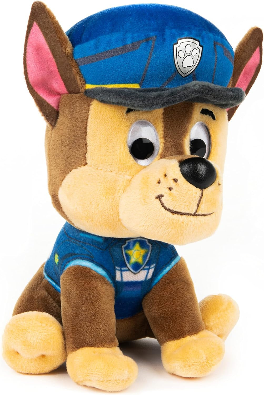 PAW Patrol: the Movie Chase Plush Toy, Premium Stuffed Animal for Ages 1 and Up, 6”