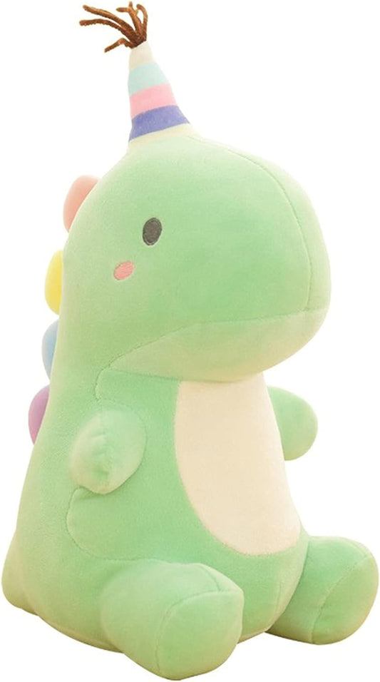 Stuffed Animal Plush Toys, Cute Dinosaur Toy, Soft Dino Plushies for Kids Plush Doll Gifts for Boys Girls (Green, 9 Inch)