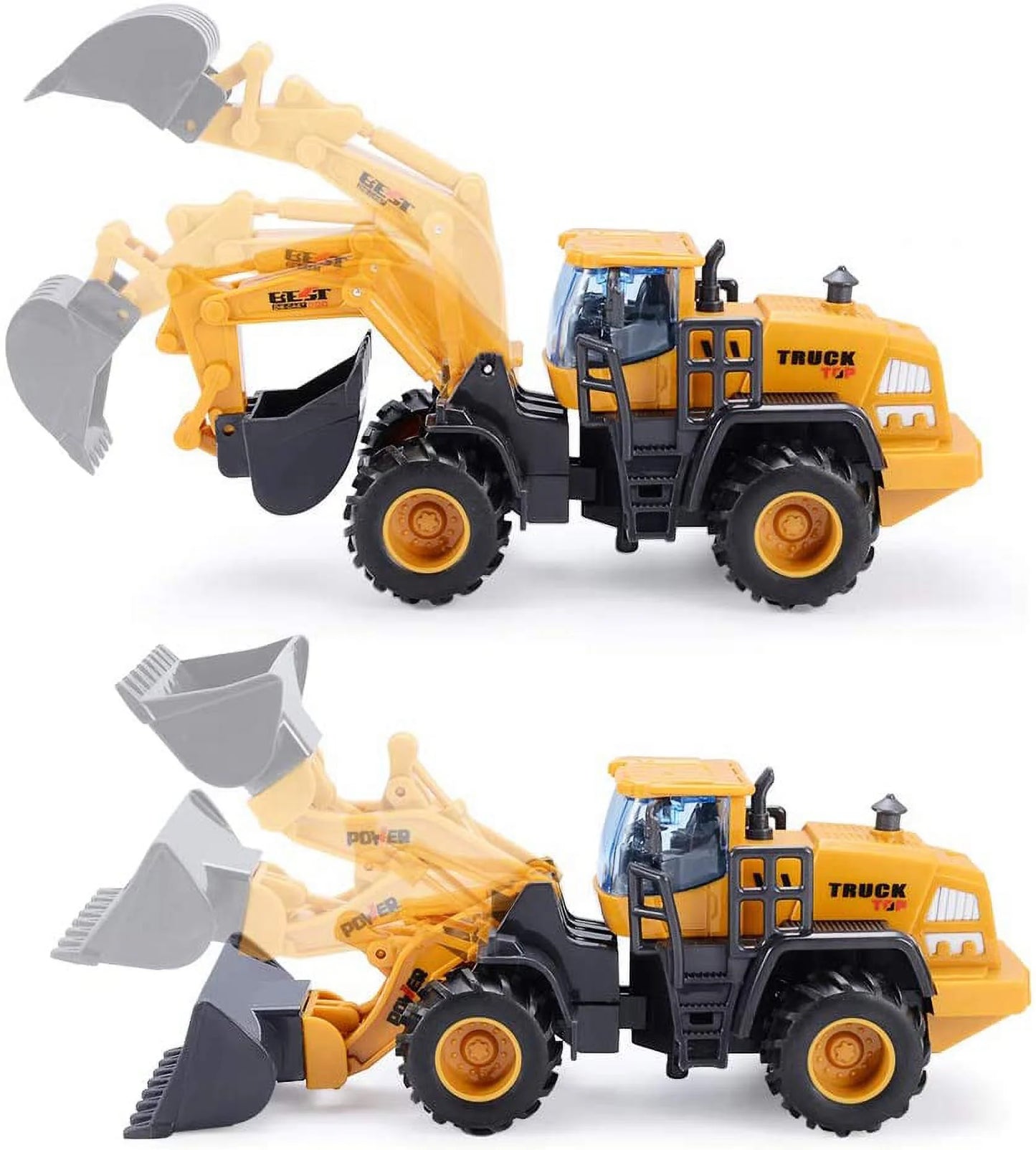 Construction Toys for 3 Year Old Boys, 2 Pack with Excavator Toy, Sand Box Toys