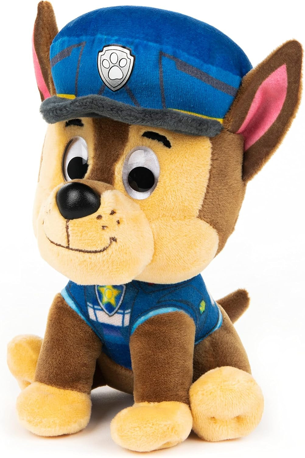 PAW Patrol: the Movie Chase Plush Toy, Premium Stuffed Animal for Ages 1 and Up, 6”