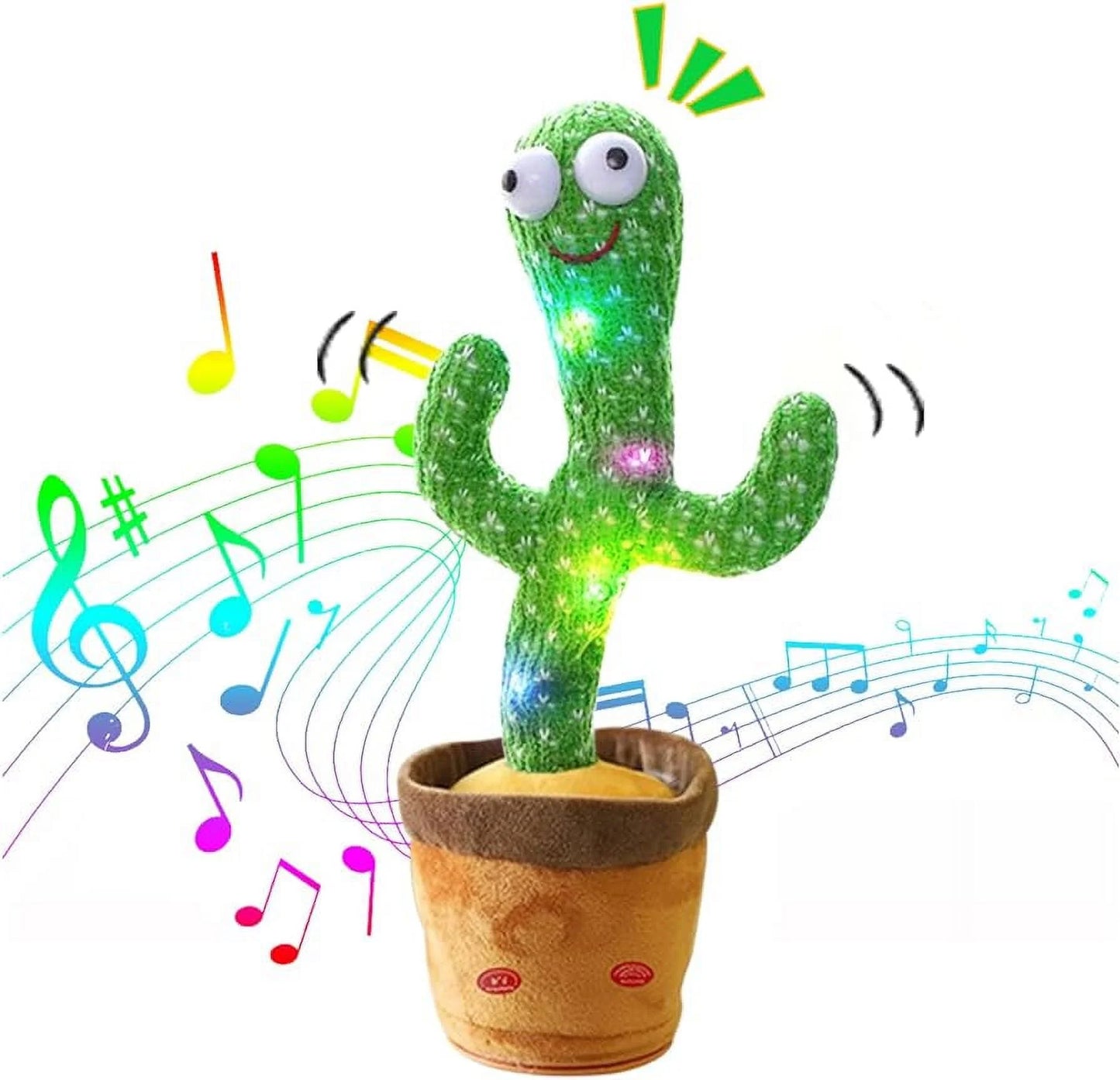 Dancing Cactus Toys, a Cactus That Can Dance, Sing, Twist, and Shine 120 English Dance Recordings Learn to Speak (Dancing Cactus Simple)