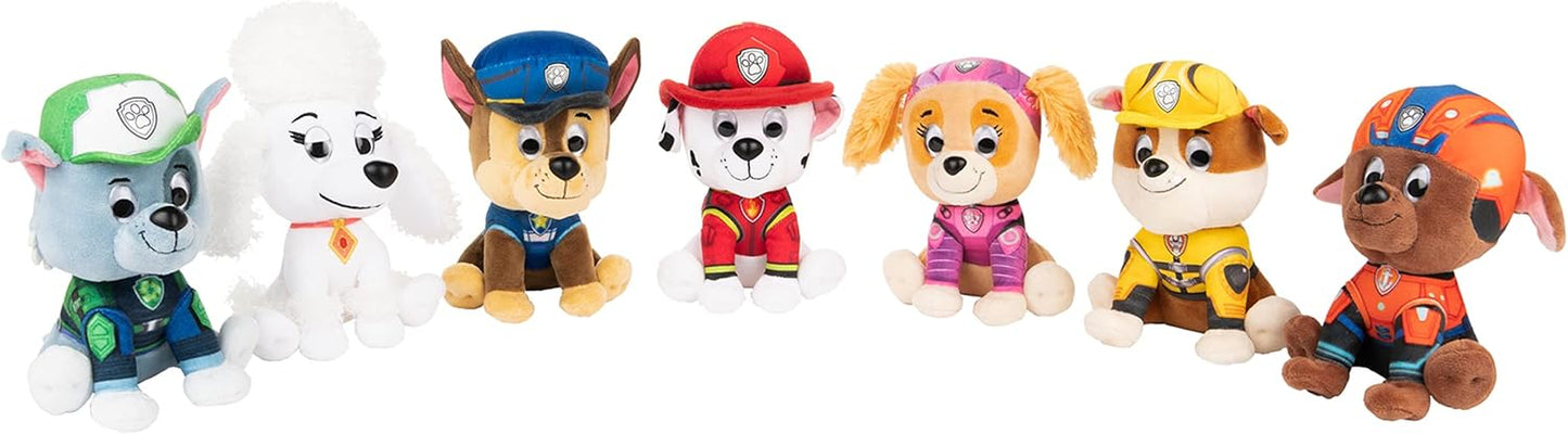 PAW Patrol: the Movie Chase Plush Toy, Premium Stuffed Animal for Ages 1 and Up, 6”