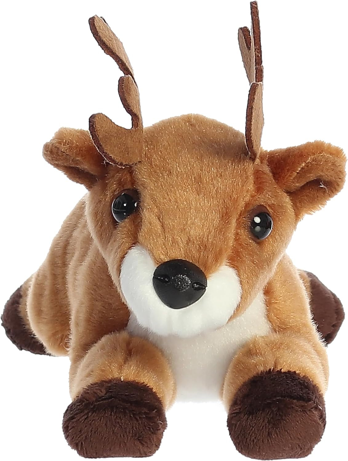 ® Adorable Mini Flopsie™ Deer Stuffed Animal - Playful Ease - Timeless Companions - Brown 8 Inches