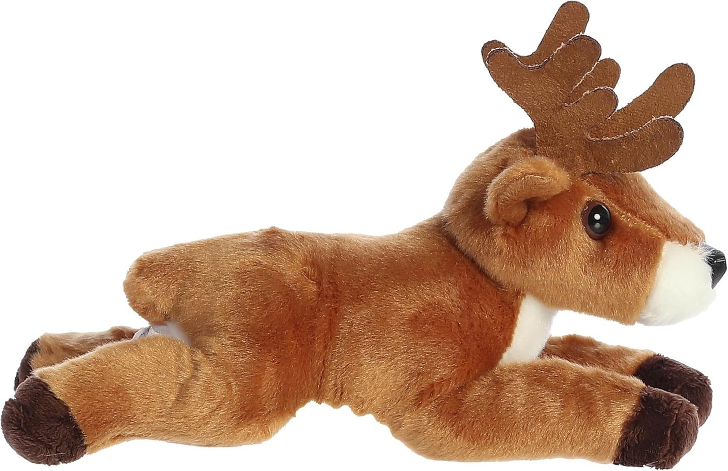 ® Adorable Mini Flopsie™ Deer Stuffed Animal - Playful Ease - Timeless Companions - Brown 8 Inches