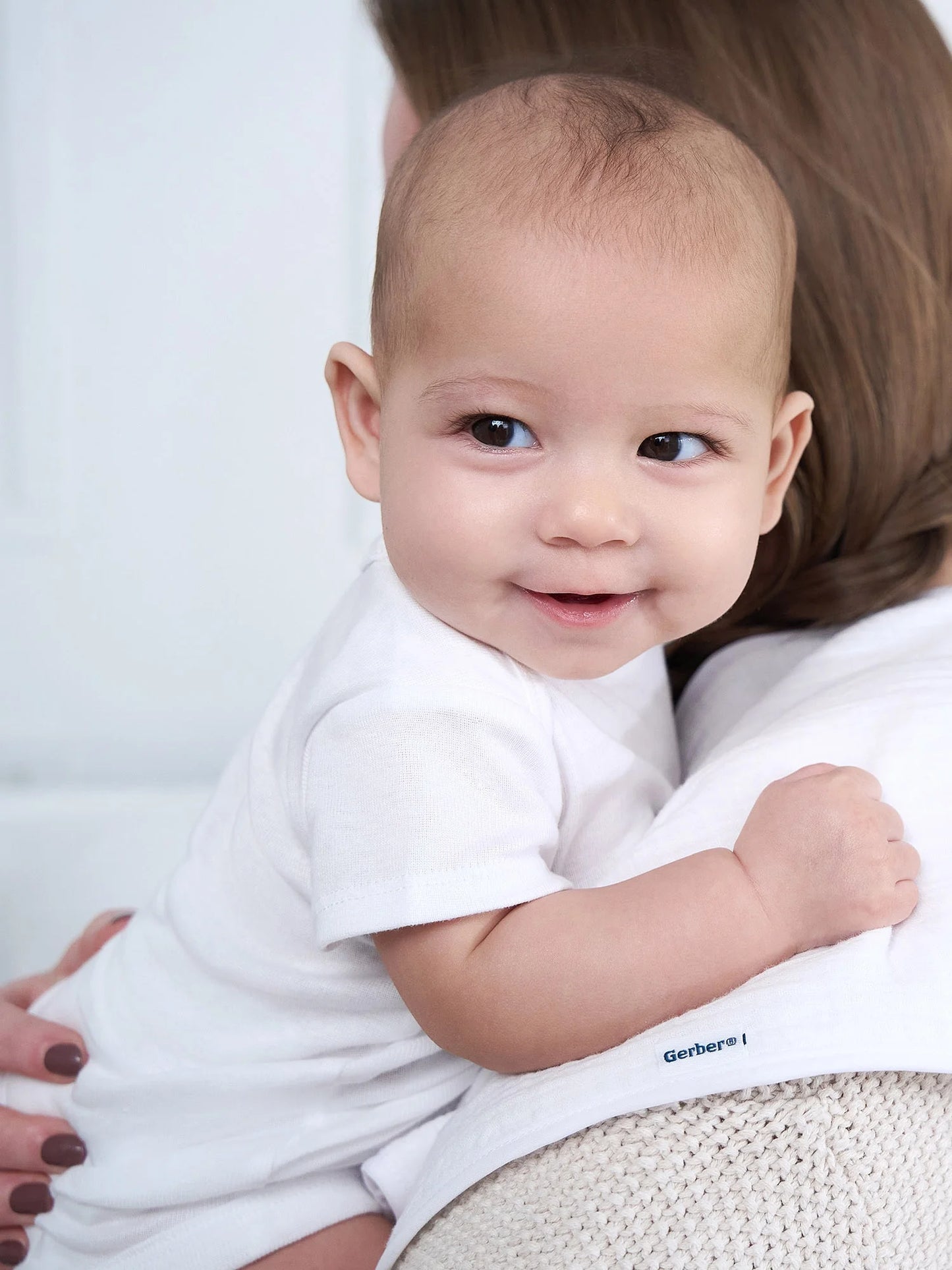 Baby Boy or Girl Unisex White Short Sleeve Cotton Bodysuit, 3-Pack, Sizes Preemie - 24 Months