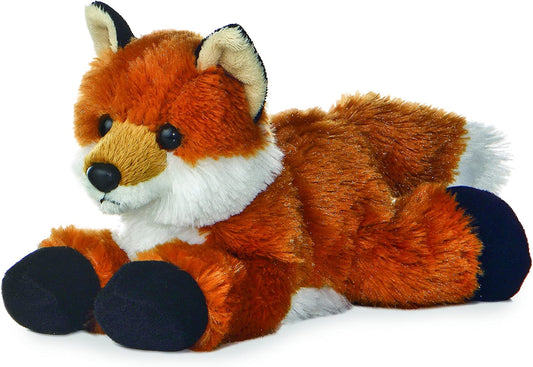 ® Adorable Mini Flopsie™ Foxxie™ Stuffed Animal - Playful Ease - Timeless Companions - Orange 8 Inches